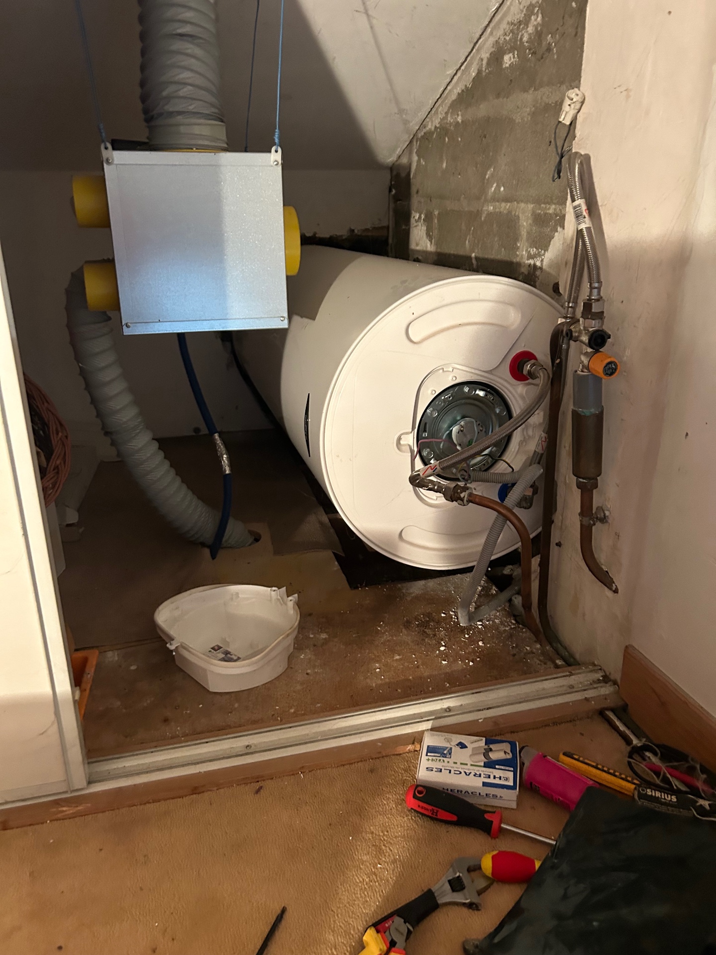 Remplacement de chauffe-eau